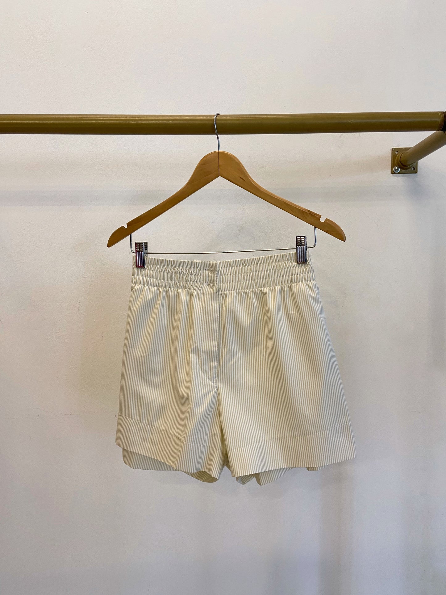 SHORT / BOXER STYLE POPLIN - BEIGE
