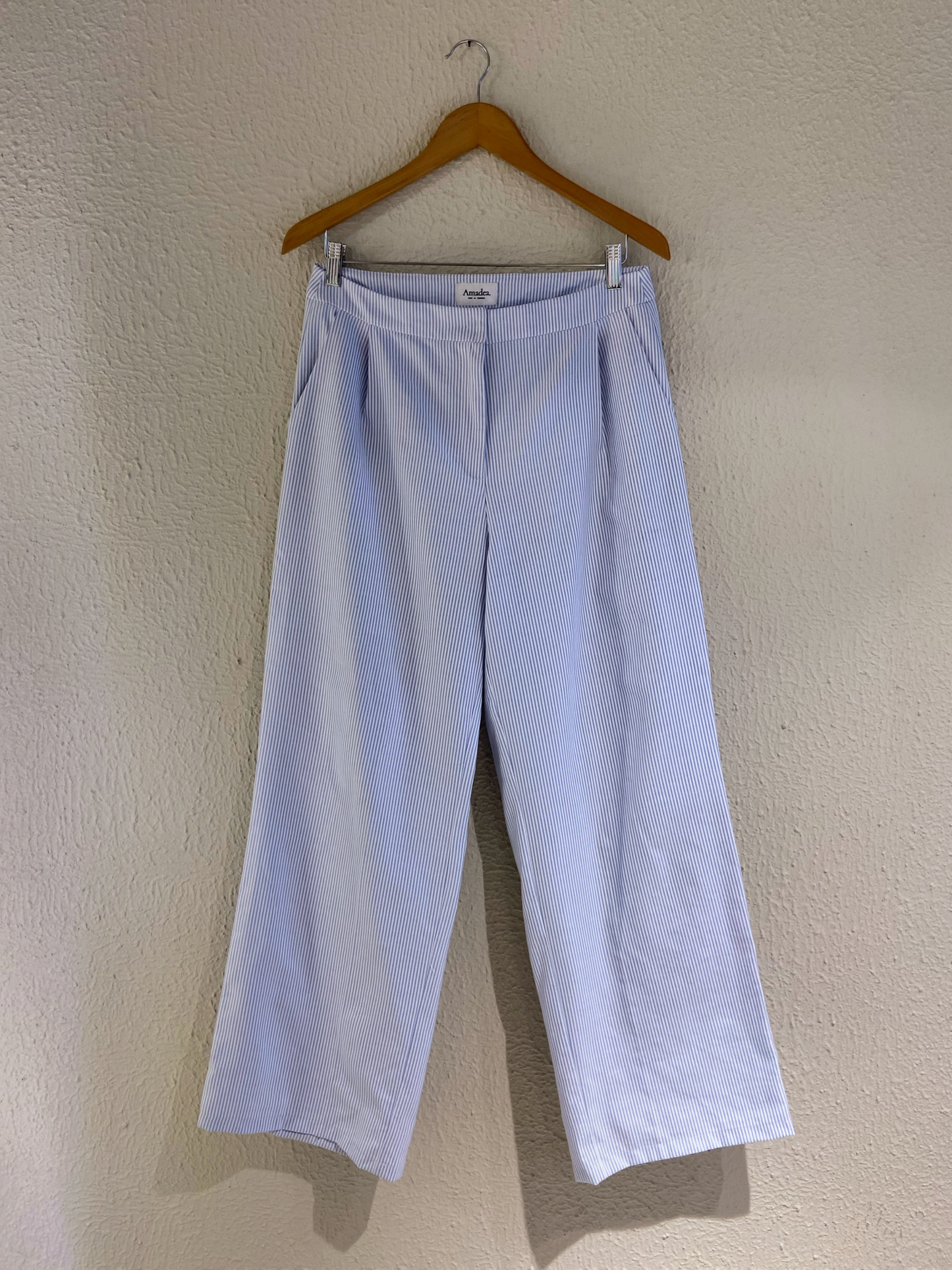 PANTALON / DE VESTIR - RAYAS AZUL