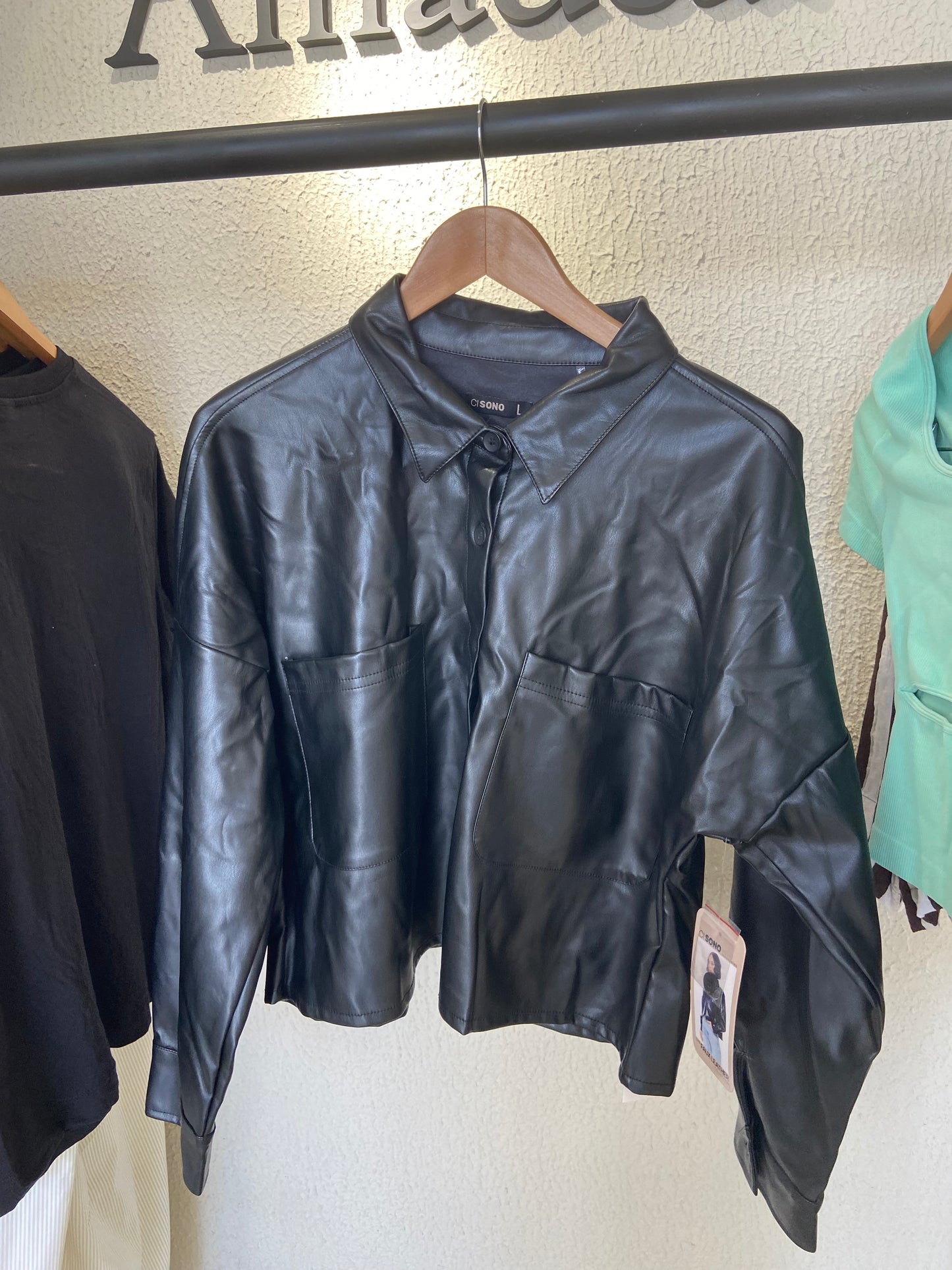 Camisa Bipiel - Black