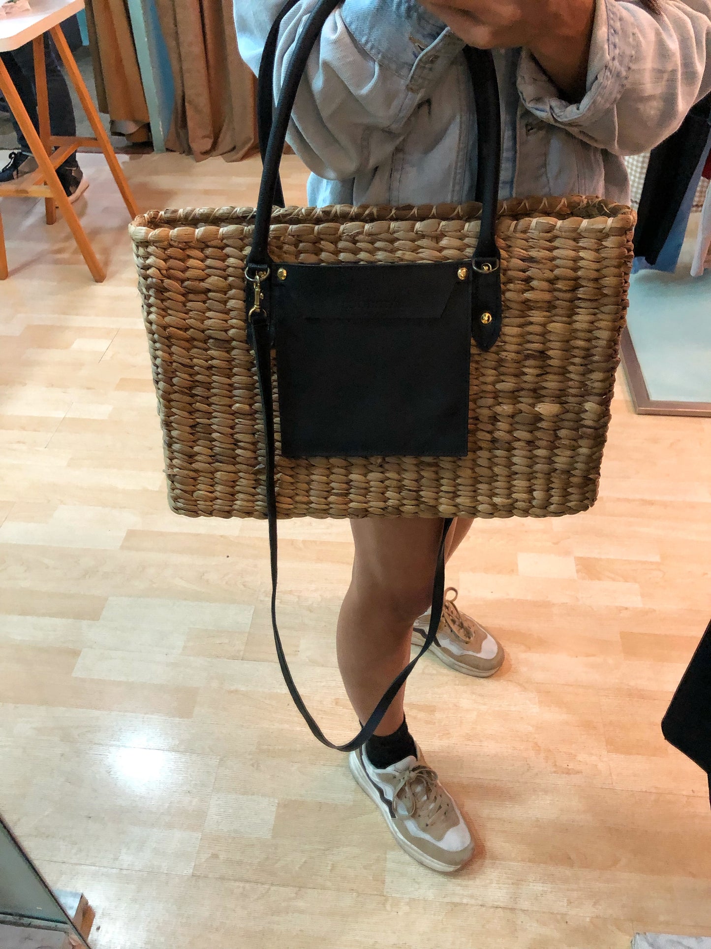 BASKET / SQUARE BORA - BLACK