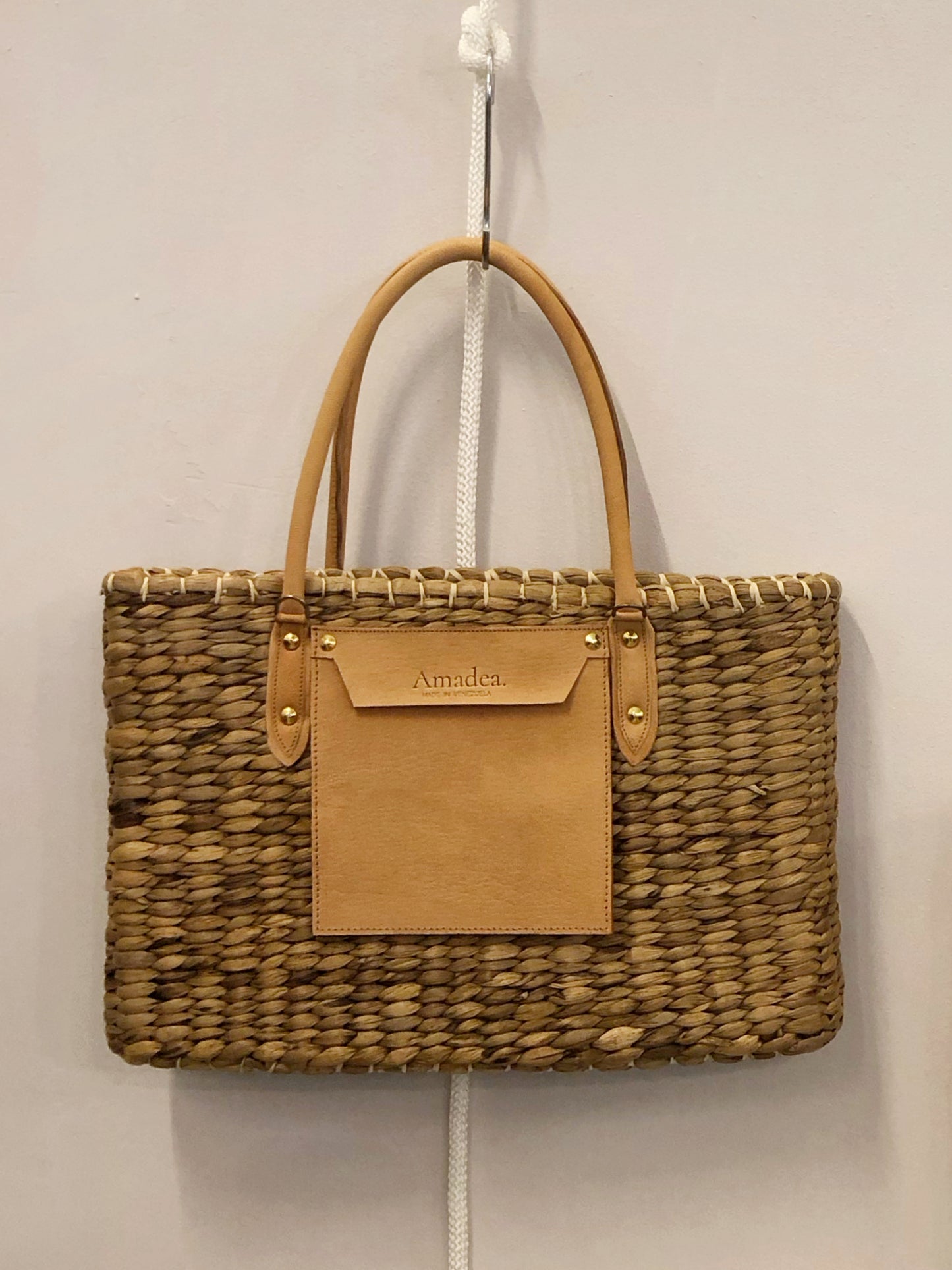 BASKET / SQUARE BORA - CAMEL