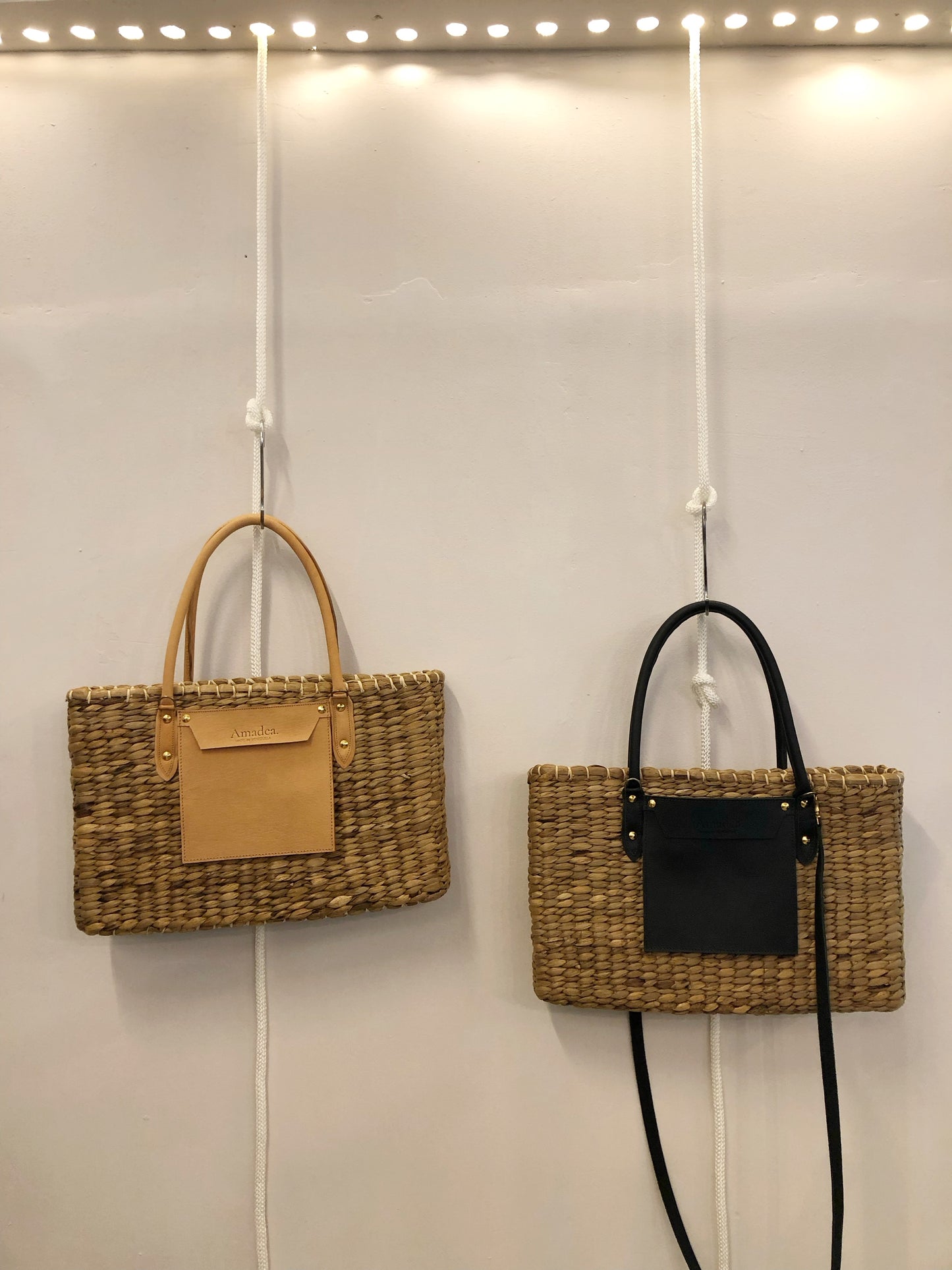 BASKET / SQUARE BORA - CAMEL