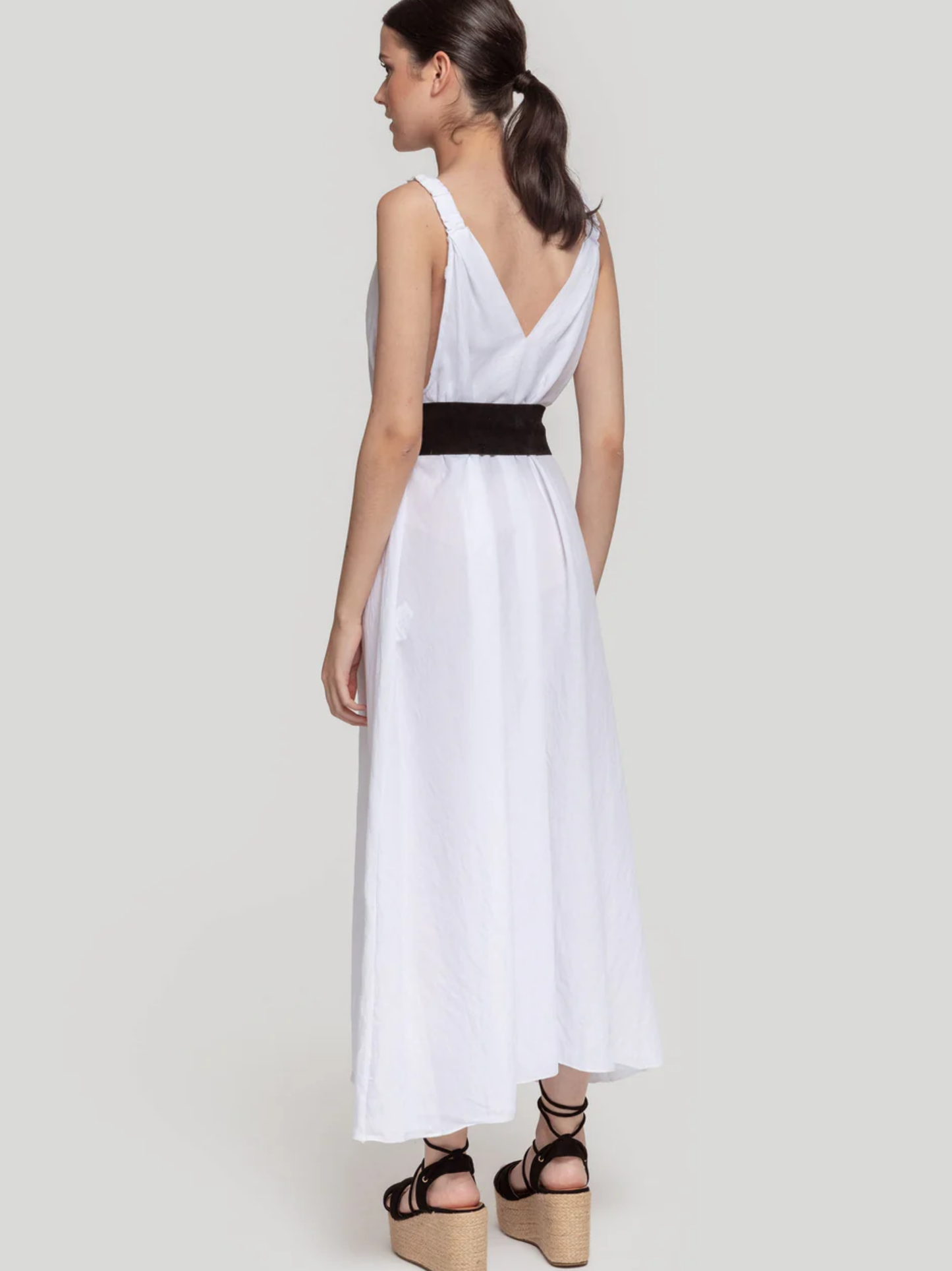VESTIDO MAXI TIRAS / WHITE