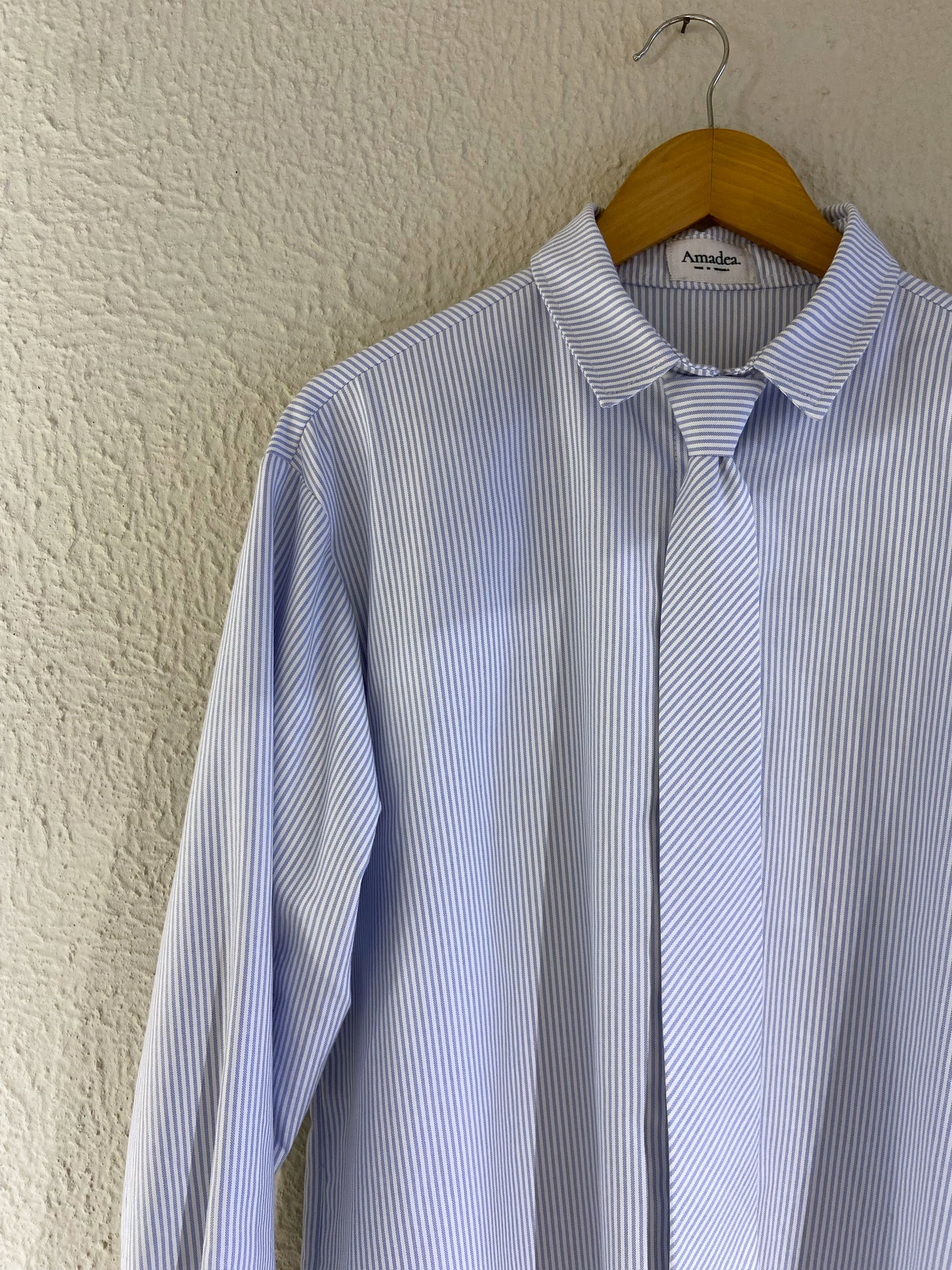 CAMISA CORBATA / RAYAS AZUL