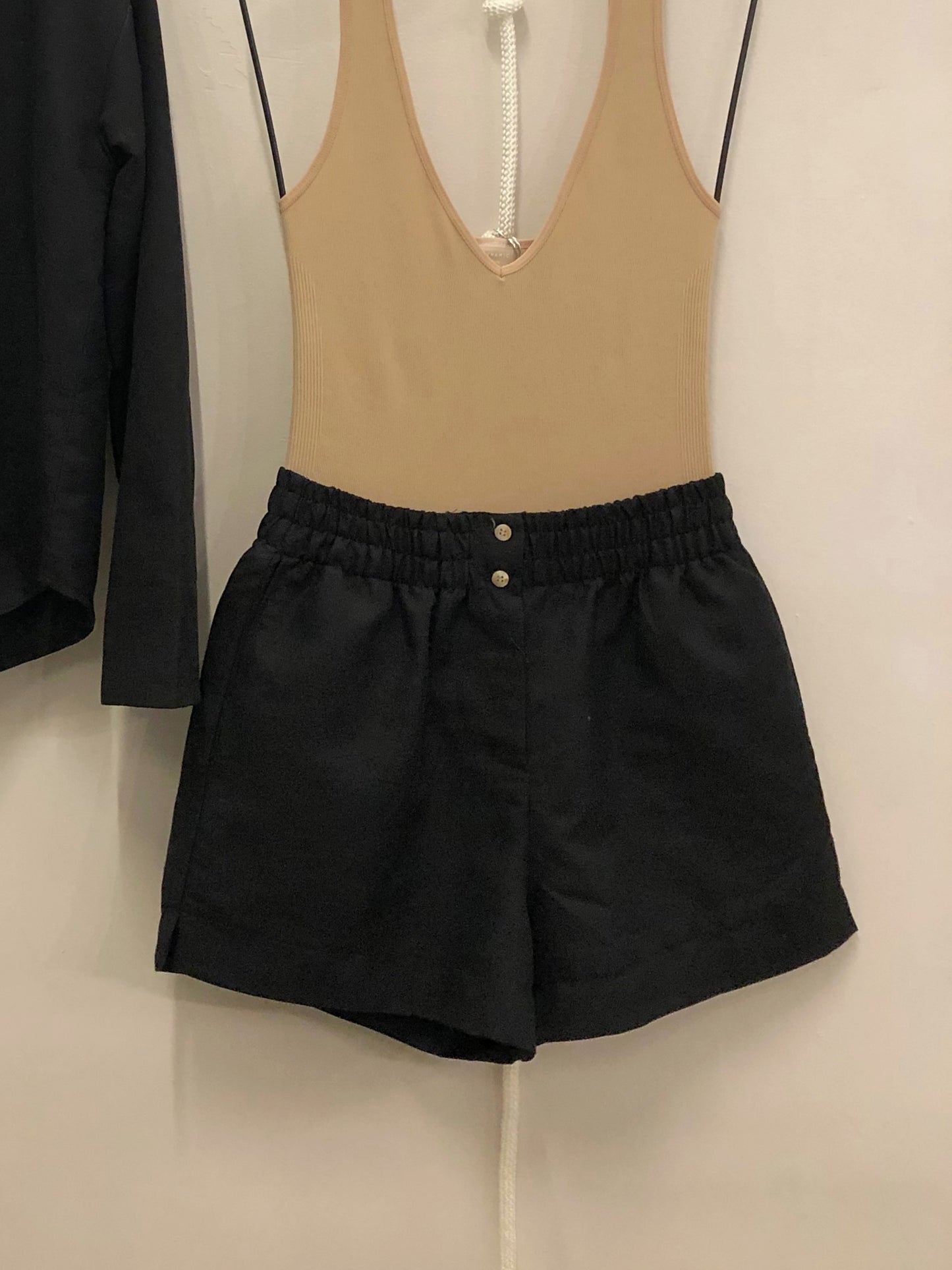 SHORT / BOXER STYLE LINEN - BLACK