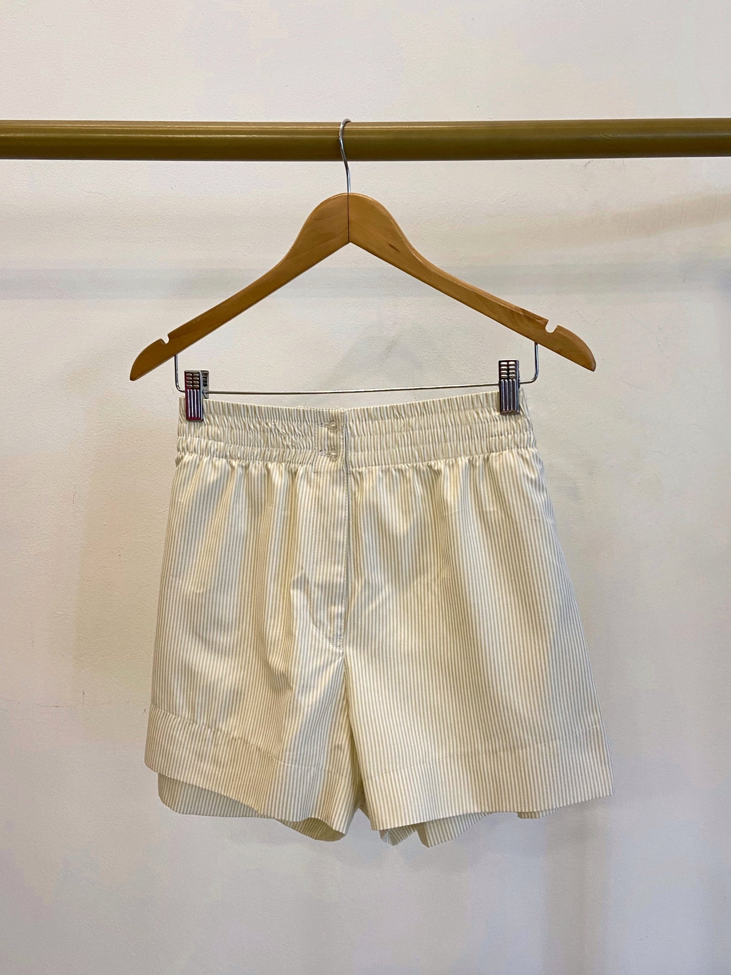 SHORT / BOXER STYLE POPLIN - BEIGE