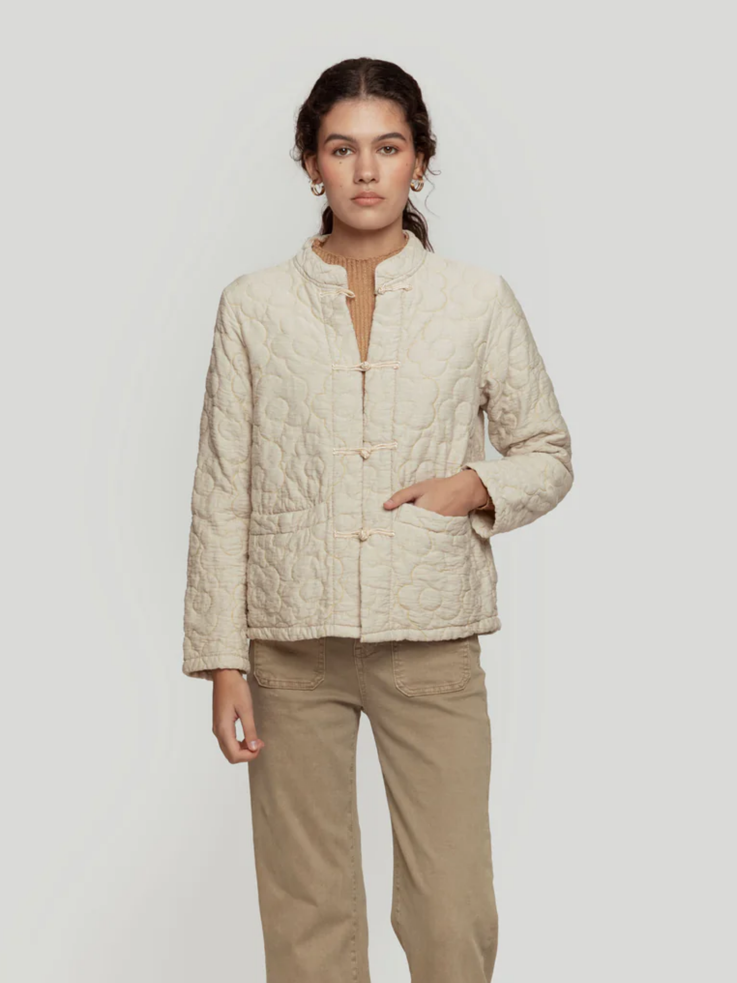 CHAQUETA PUFF / BEIGE