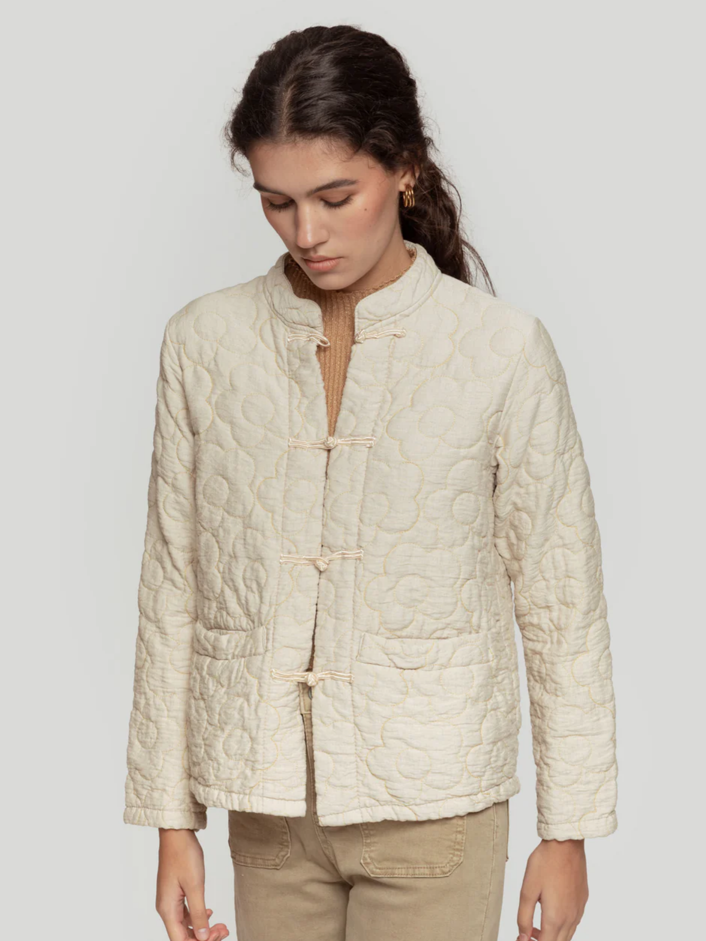 CHAQUETA PUFF / BEIGE