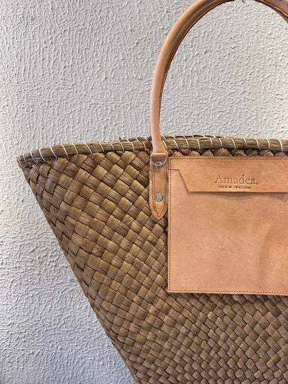 BASKET / LUNE BORA LARGE - CAMEL