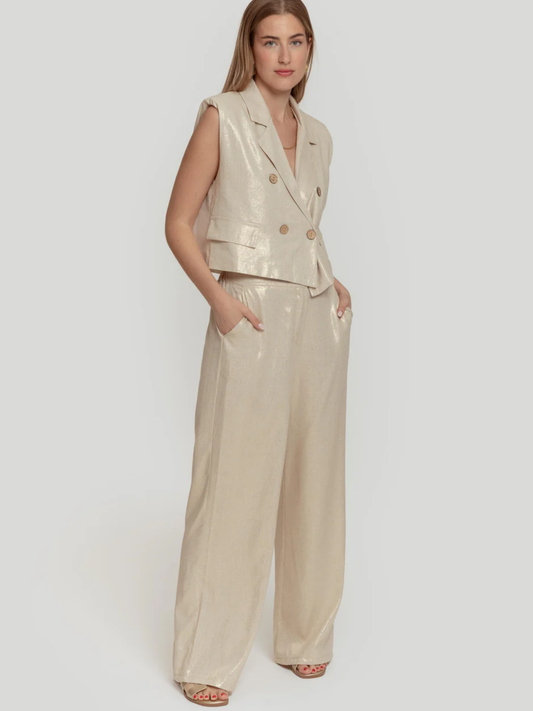 PANTALÓN LINO BRILLO