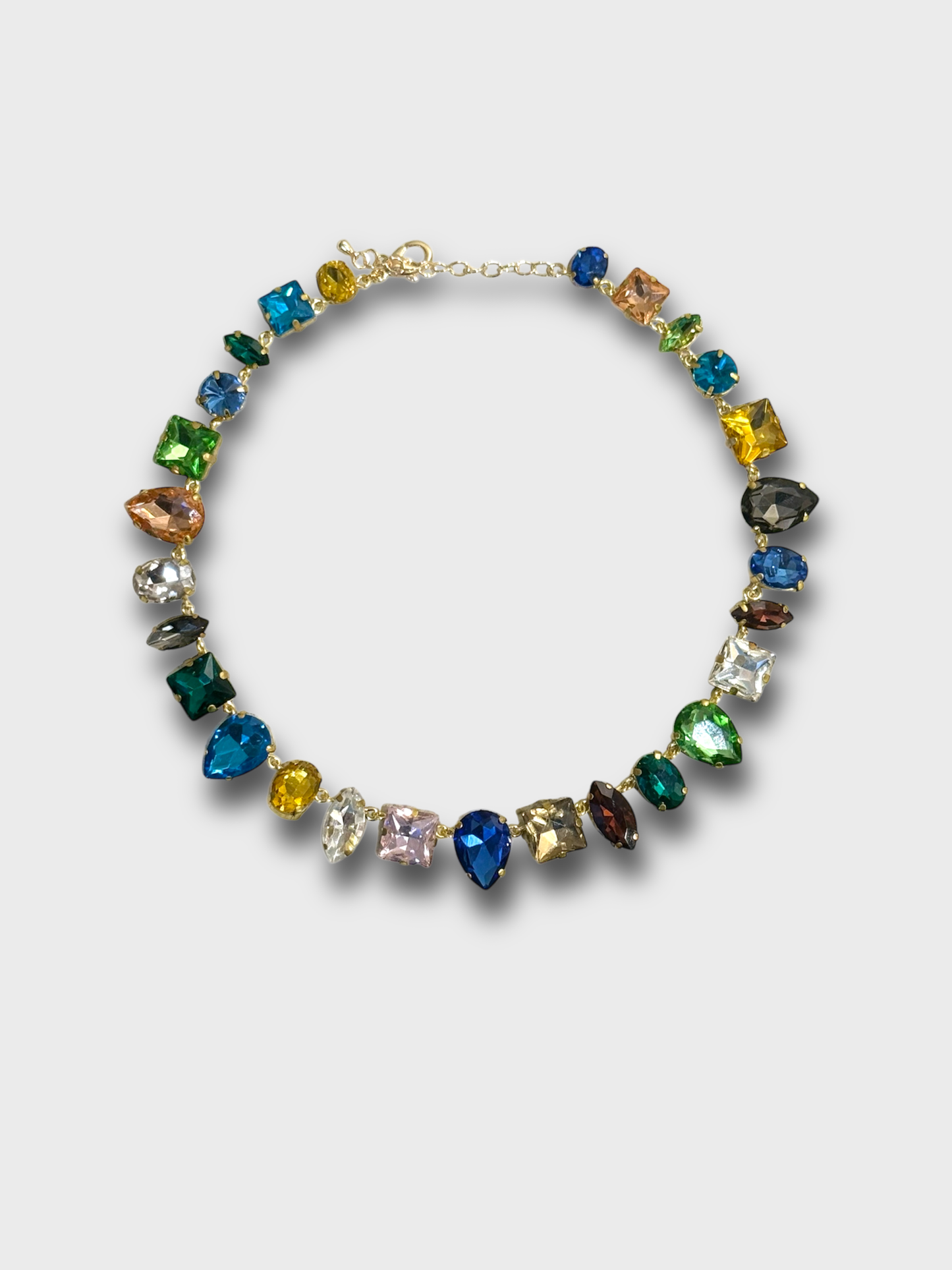 COLLAR PIEDRAS / MULTICOLOR - OJO CORAZON