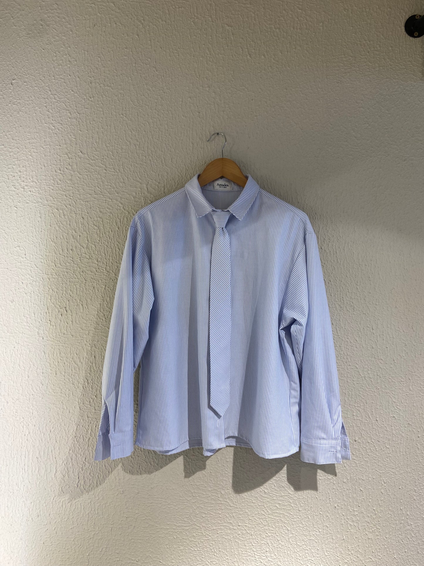 CAMISA / CORBATA - RAYAS AZUL