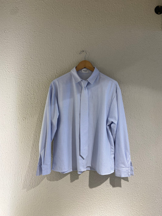 CAMISA / CORBATA - RAYAS AZUL