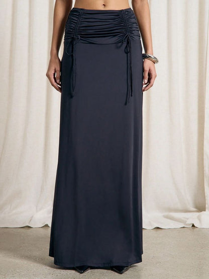 FALDA RUCHED BLACK AIIRZ