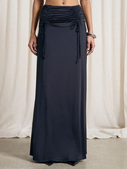 FALDA RUCHED BLACK AIIRZ