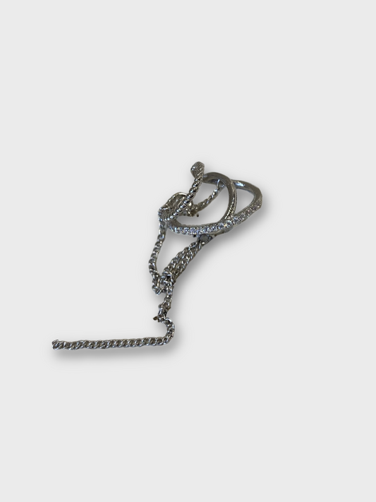 Ear Cuff Chain - Silver