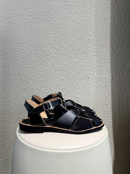 SANDALIA CANGREJERA TATI / CALF HAIR COW