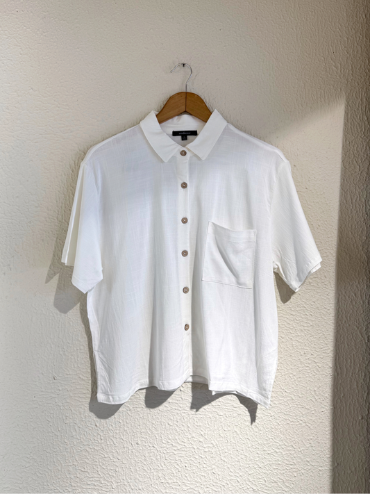CAMISA AMBIANCE / LINO BLANCO