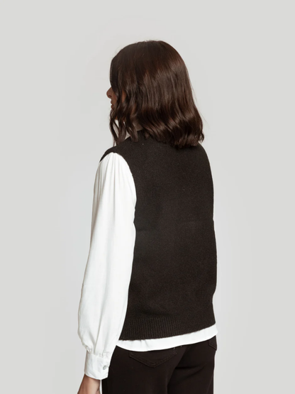 CHALECO KNIT / BLACK