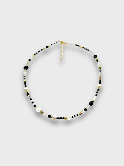 COLLAR PIEDRAS Y MOSTACILLA / MULTICOLOR - OJO CORAZON