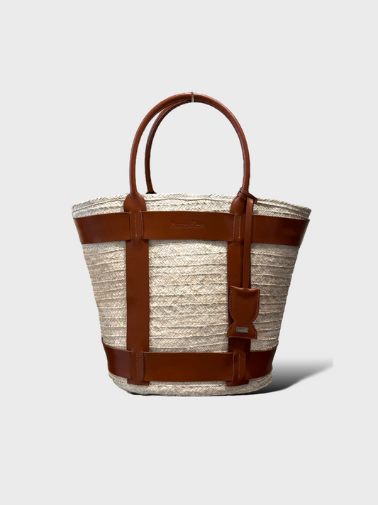 BASKET / CANASTO XL BAG - CAMEL