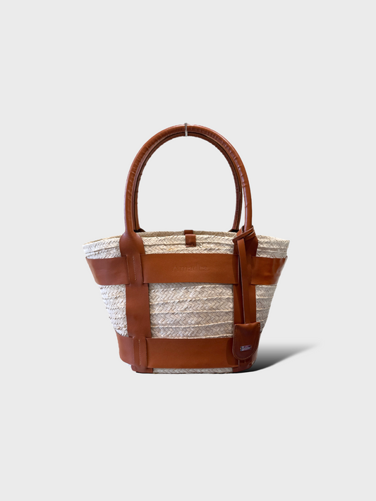 MINI CANASTO BAG / CAMEL